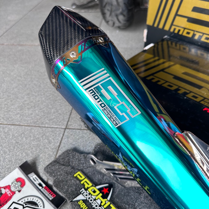 Knalpot Sc Moto Titanium Thailand Xmax 250/300