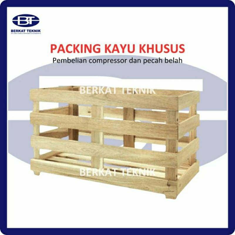 

Packing kayu - Khusus Barang pecah belah, kompresor, kondensor