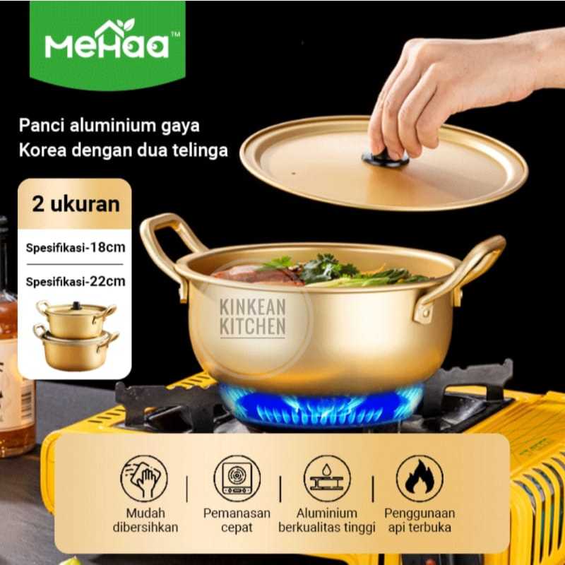 Panci Korea + Tutup Binaural Kualitas Tinggi - MeHaa