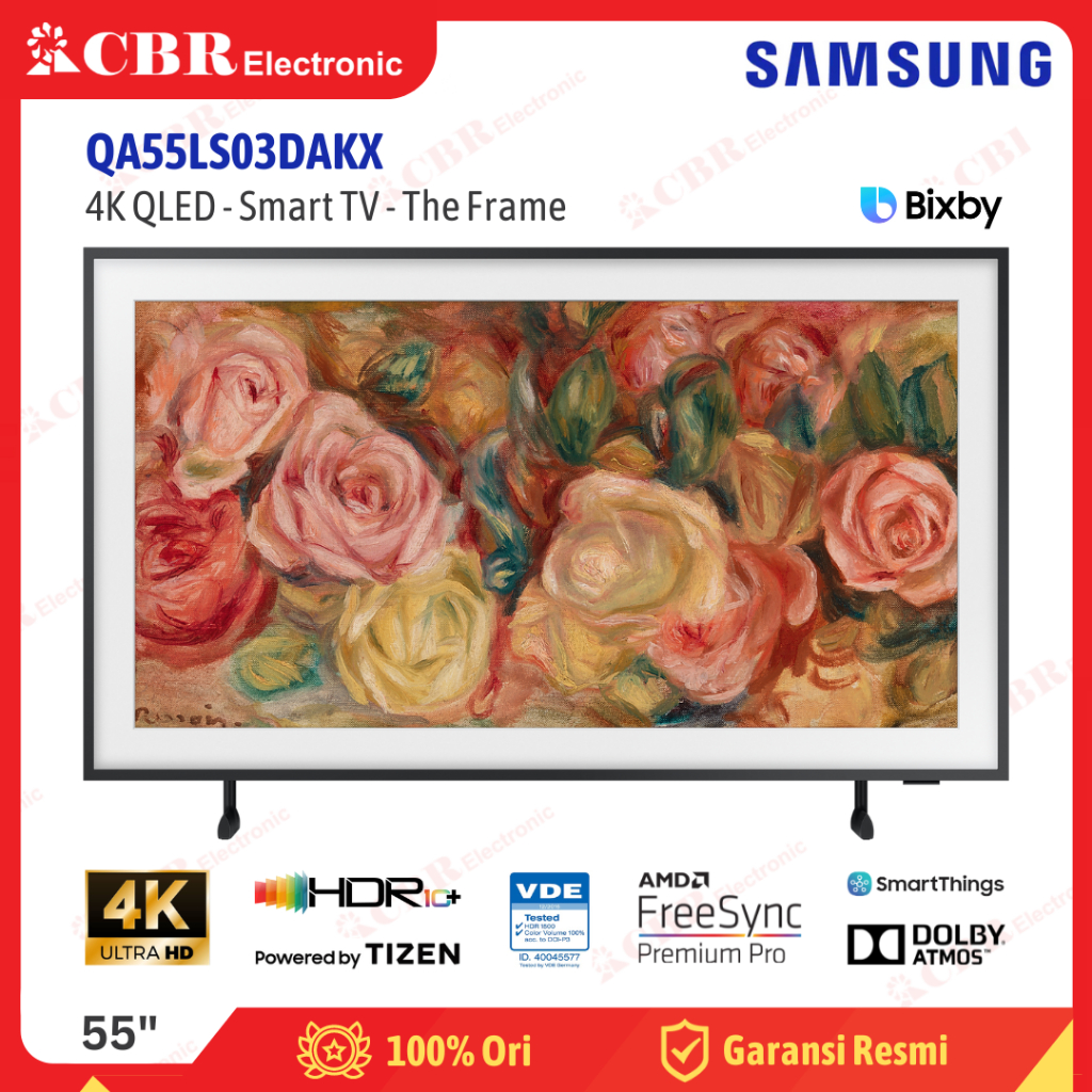 TV SAMSUNG 55 Inch LED QA55LS03DAKX (4K QLED-Smart TV-The Frame)