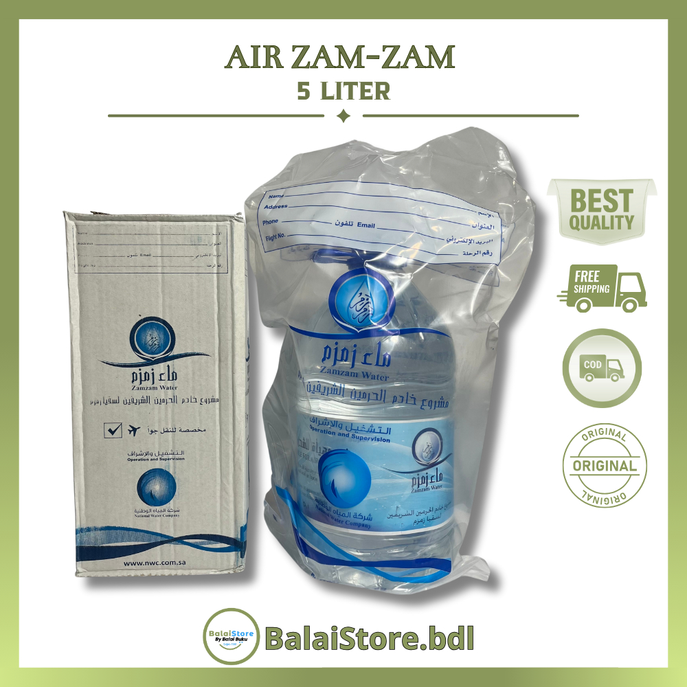 

Air Zam Zam 5 Liter Original Air ZamZam 5 L Asli zamzam Water Kemasan 5 Liter Oleh Oleh Haji Umrah