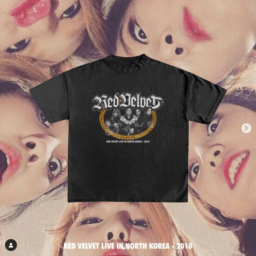 MERCH RED VELVET SM TOWN - LIVE IN NORTH KOREA