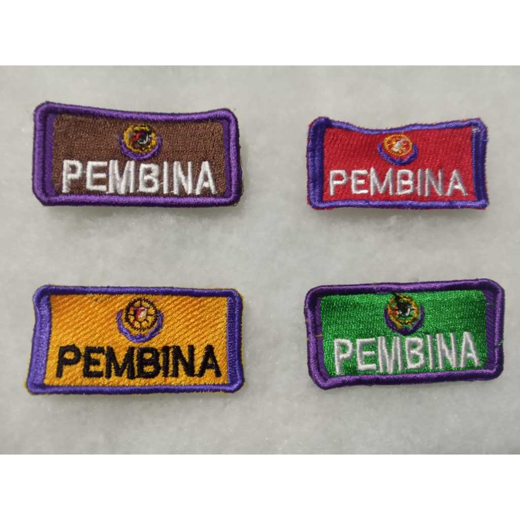 BADGE PEMBINA BORDIR PRAMUKA