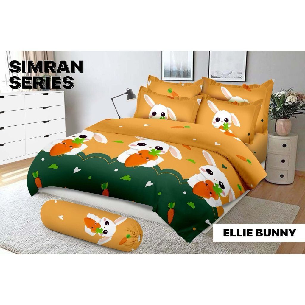 Seprei set karakter termurah NO 1 motif bunny size 180x200 160x200 120x200 katun premium tidak luntu