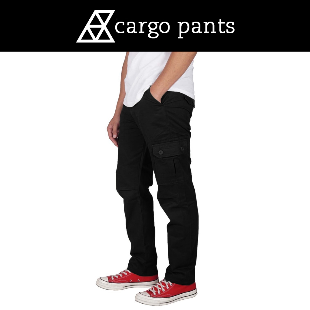Reclays Lite Cargo Pants Black