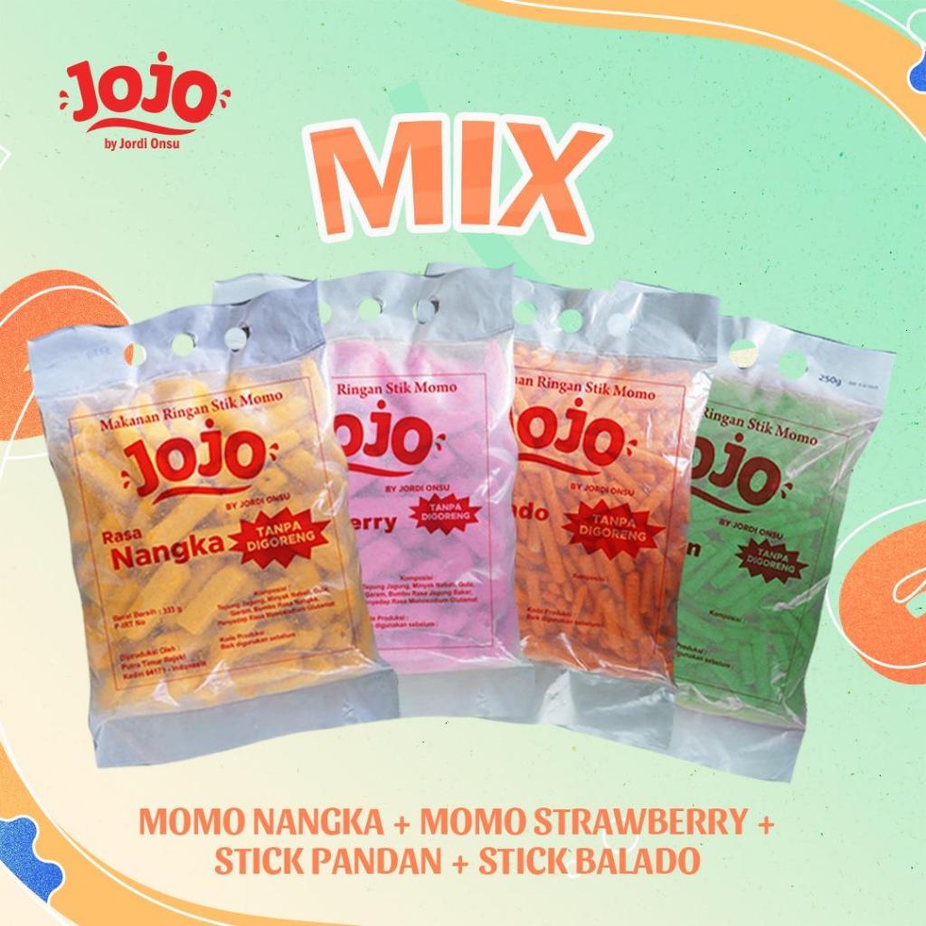 

[JRD NEW] PAKET CAMILAN MIX 2 SNACK STIK DAN 2 SNACK MOMOGI 840g MIX 4PCS
