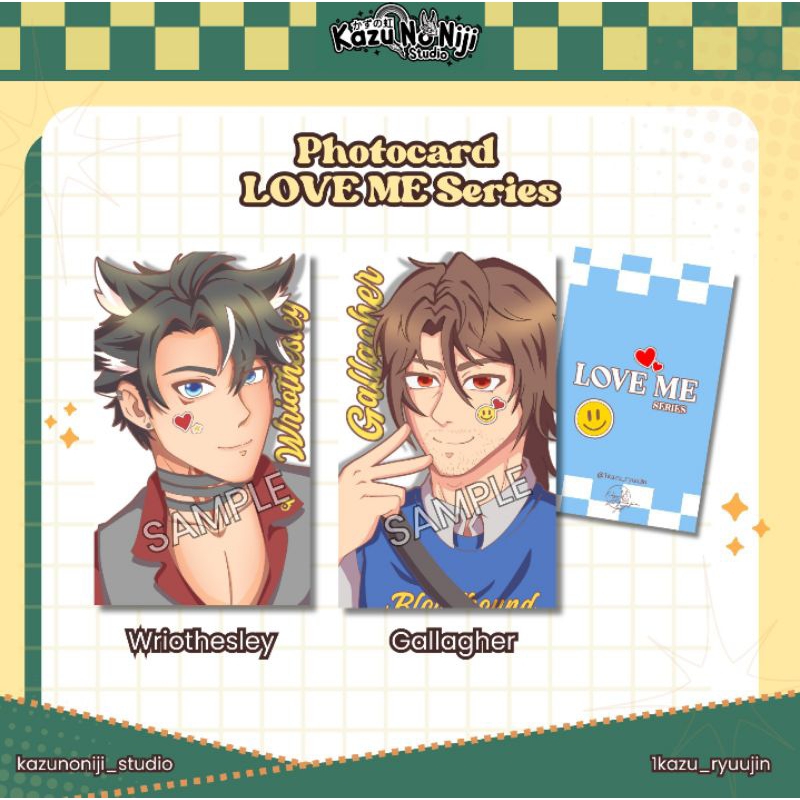 HSR GENSHIN PHOTOCARD - LOVE ME SERIES