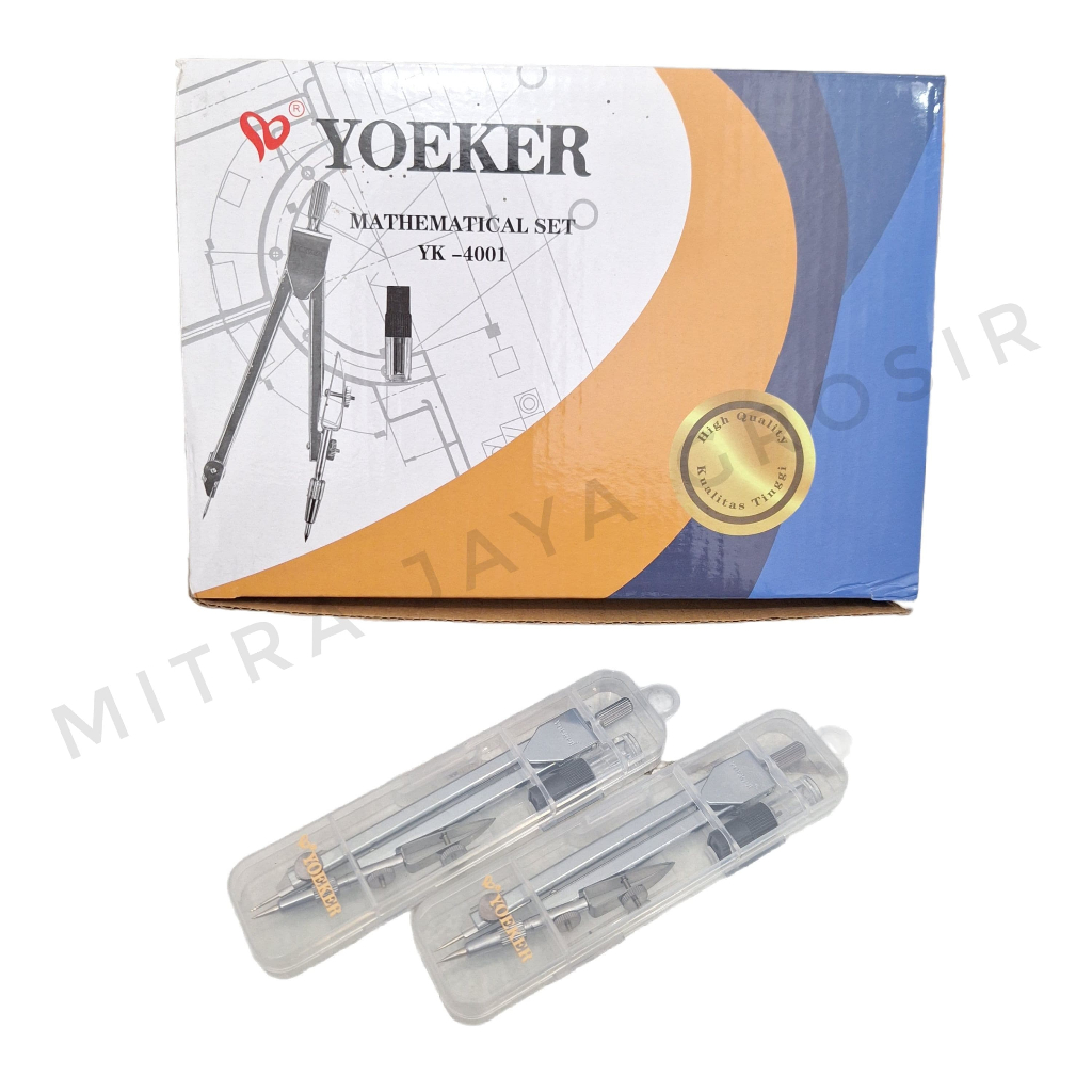 

1 Lusin Isi 12 Pcs Jangka Yoeker YK - 4001 /Jangka Yoeker YK 4001