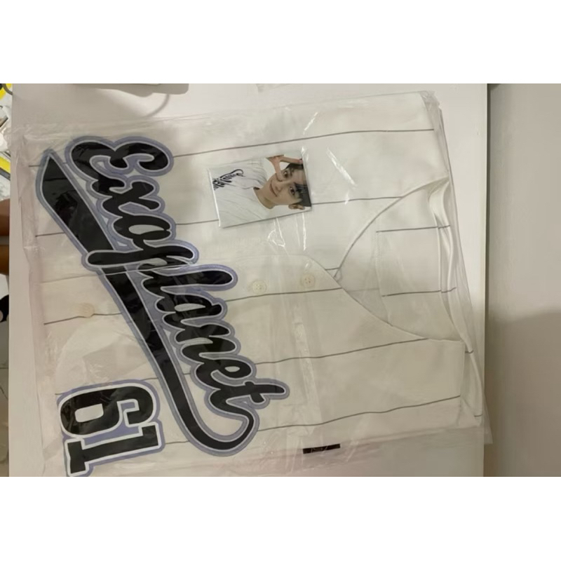 Chanyeol Exo Baseball Uniform Official (new sealed)