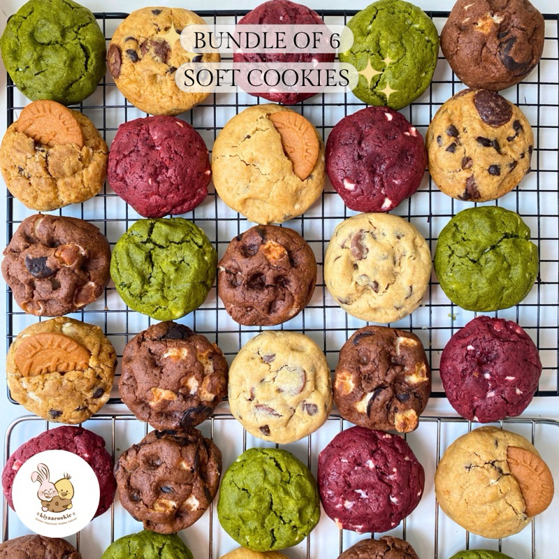 

Soft cookies bundle of 6 by @kiyaacookie