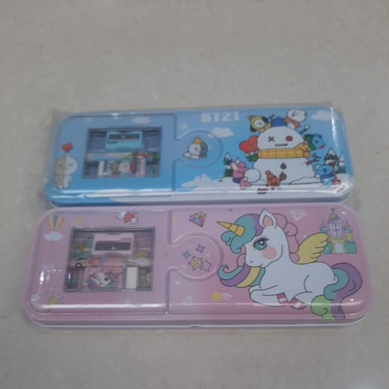 

Tempat pensil plus isi 2 susun LH-802 motif anak perempuan/cewek