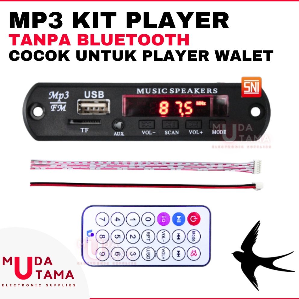 MP3 KIT PLAYER CONTINOUS NON STOP  MP3 KIT PLAYER TANPA BLUETOOTH NO BLUETOOTH  MP3 PLAYER WALET TID