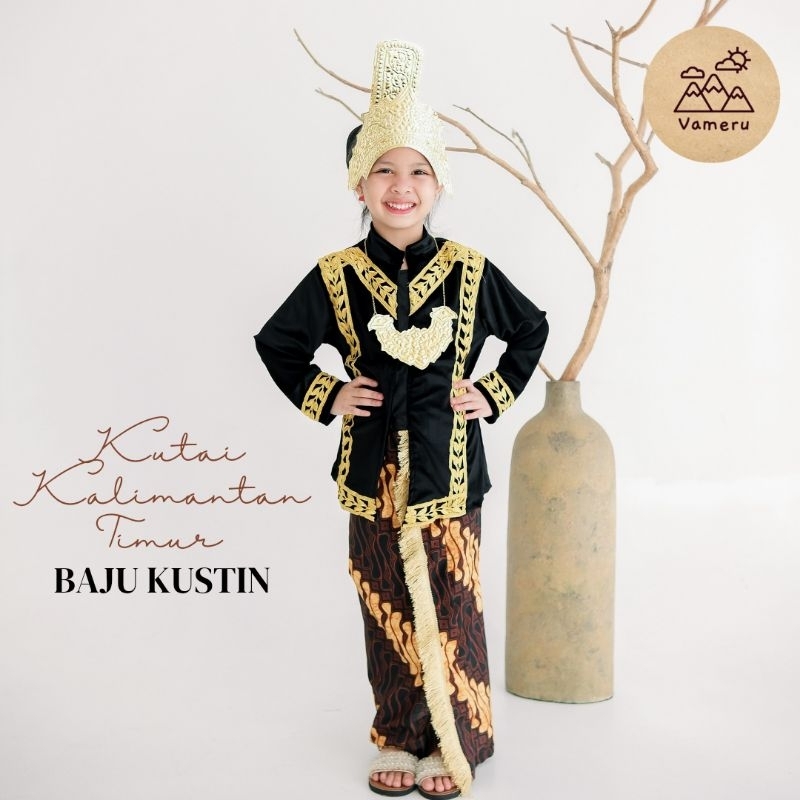 Vameru Indonesia® - BAJU ADAT ANAK KUTAI KUSTIN KALIMANTAN TIMUR PEREMPUAN