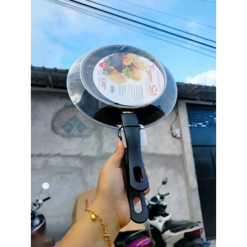 Frypan Set Maspion 18+23cm Hitam