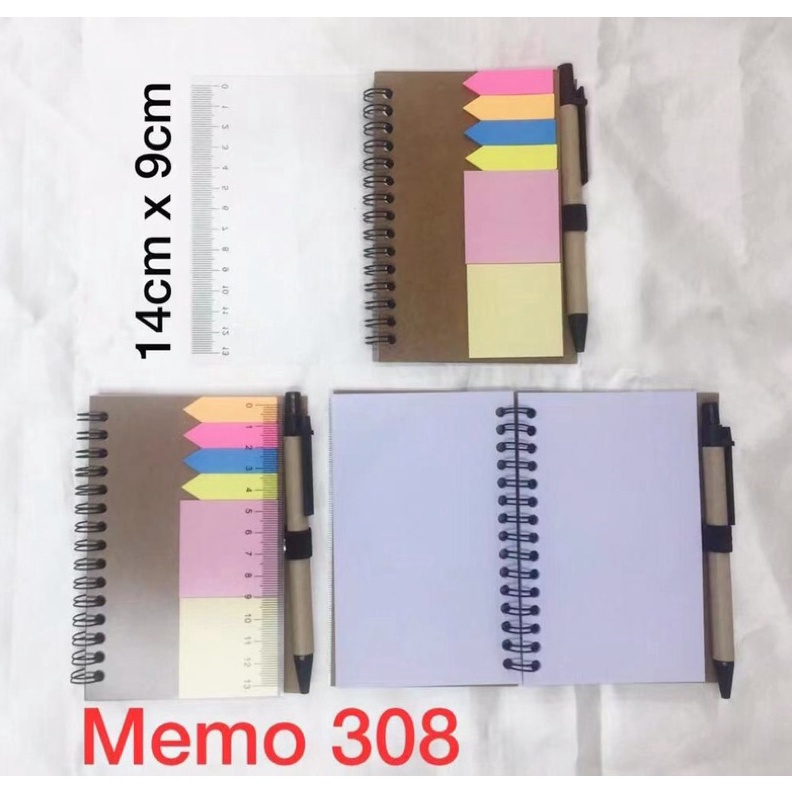 

RAIH DISKON Buku Memo 38 blocknote notes buku souvenir custom memo post it sticky post it