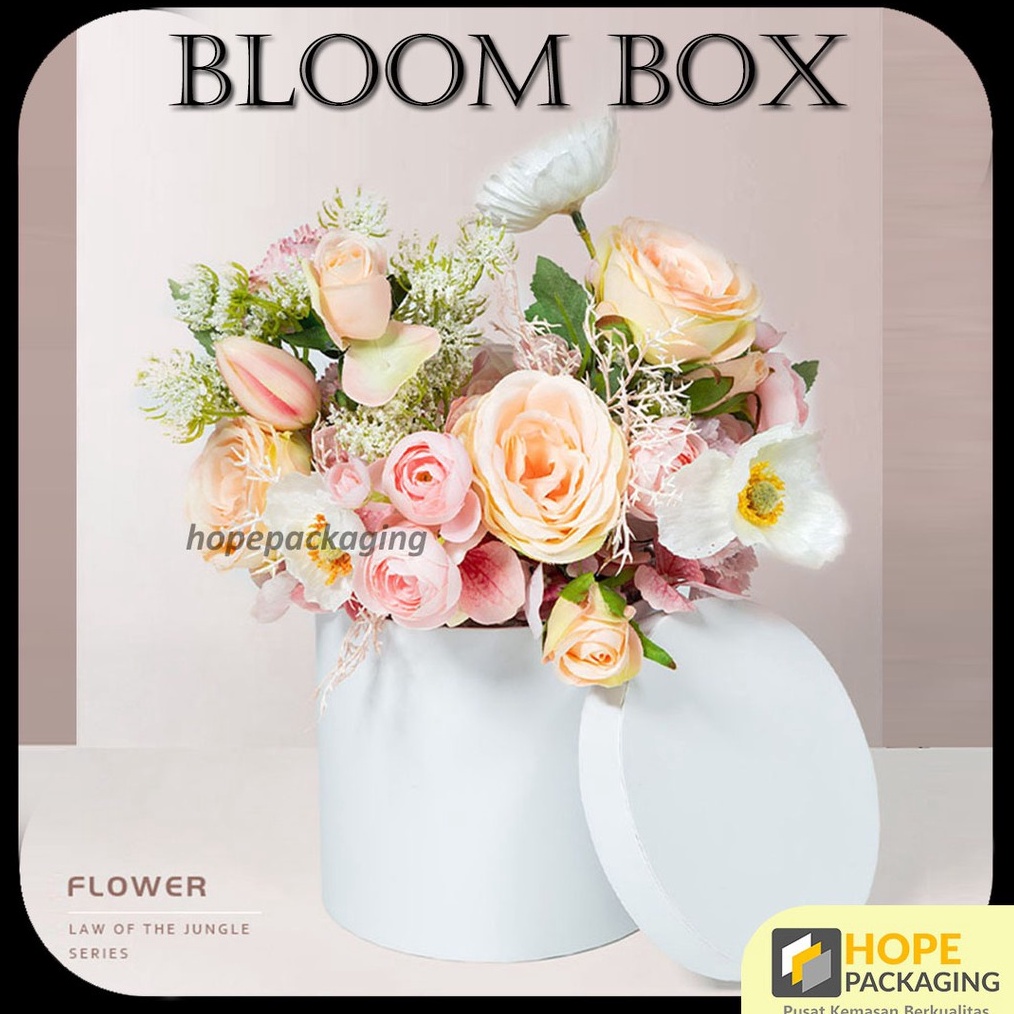 

BURUAN SERBU Bloom Box Flower Bulat Round Box Bunga Kotak Bunga Flower Kotak Bunga Kotak Kado