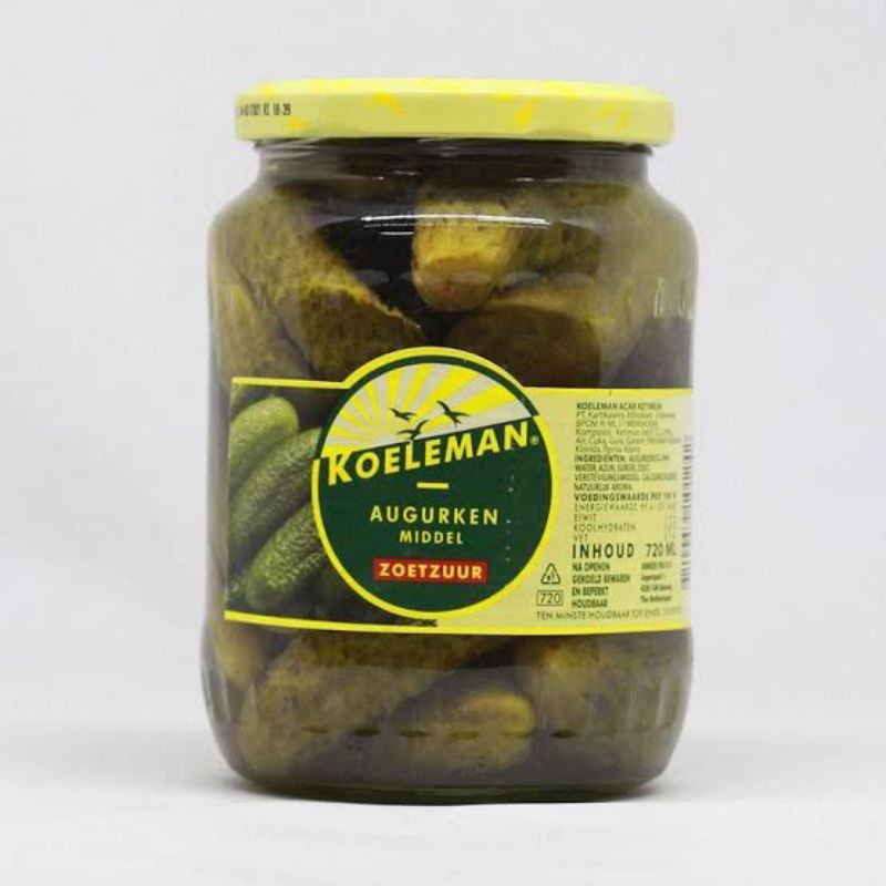 

Koeleman gherkins 720ml | acar timun