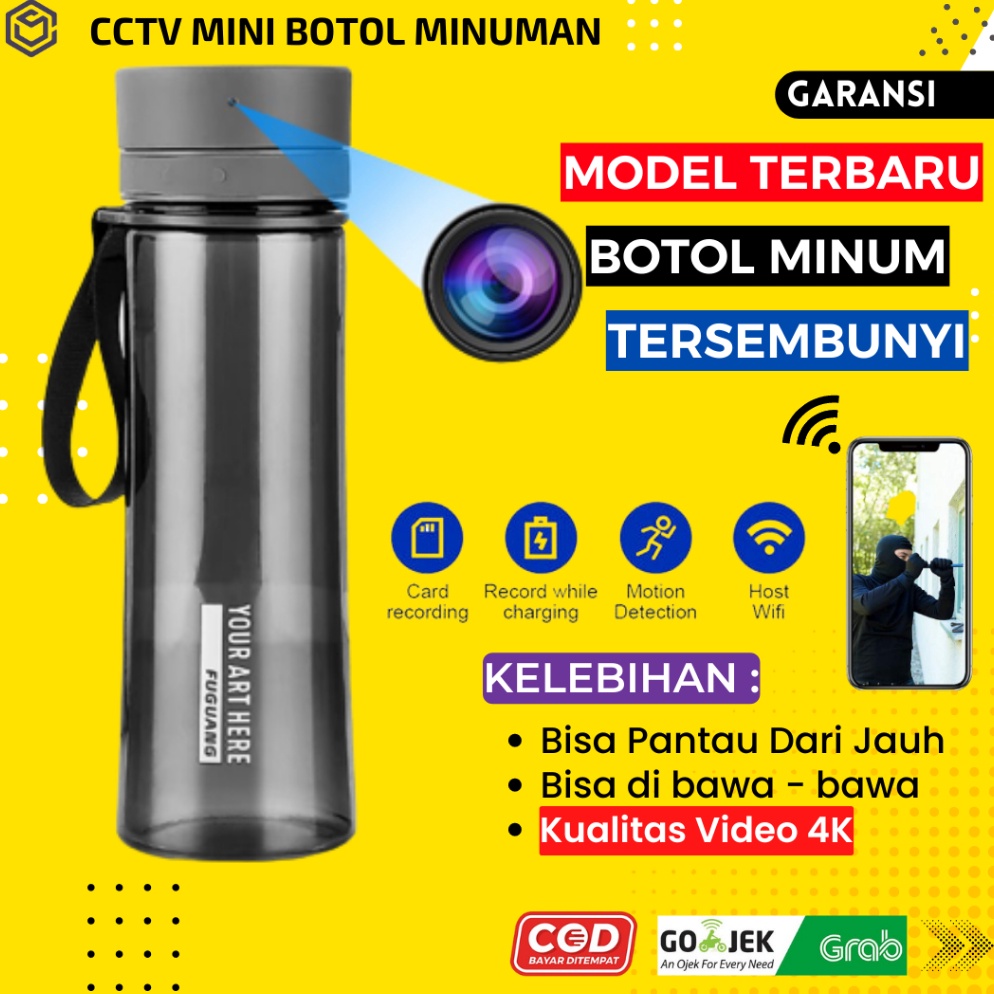 KAMERA MINI TERSEMBUNYI TANPA KABEL TERHUBUNG HP CAMERA CCTV KECIL MINI PENGINTAI JARAK JAUH SPY CAM