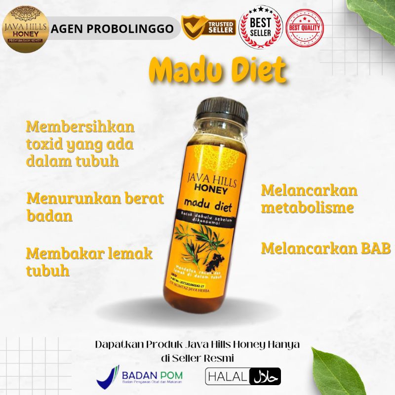 

Madu Diet Java Hills Honey Untuk Membantu Menurunkan Berat Badan Memperbaiki Metabolisme Tubuh dan Detoksifikasi Racun Dalam Tubuh 320gram