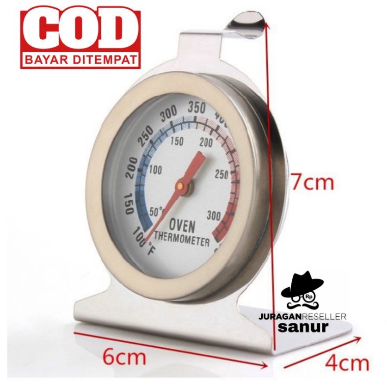 Termometer Oven Tangkring Oven Thermometer Kompor Hock Analog Baking n Q2Z4