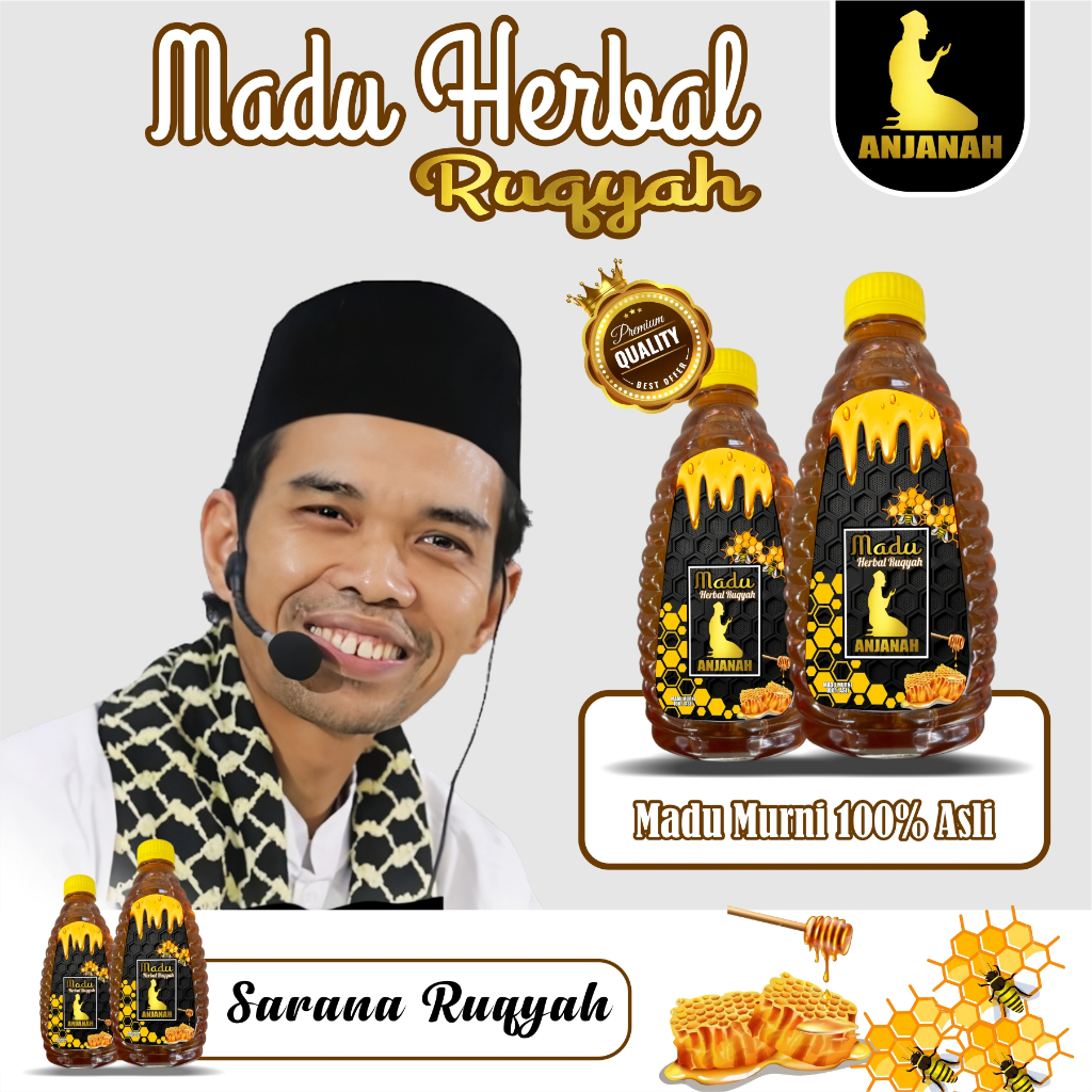 

Anjanah Madu Ruqyah Asli Murni 100% Tanpa Campuran Meruqyah Menetralisir Dari Energi Negatif & Jin