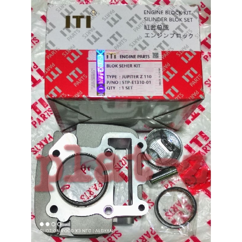 BLOCK SET PISTON/BLOK SEHER YAMAHA JUPITER-Z 110/JUPITER Z BURHAN