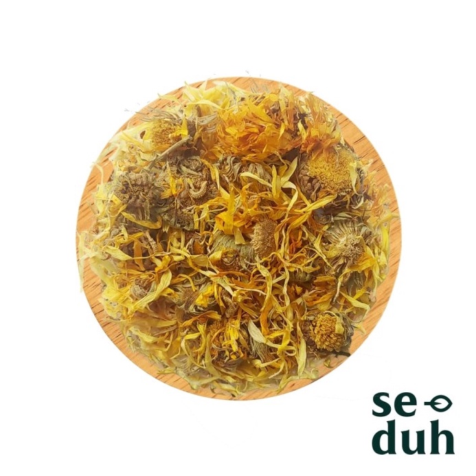 

TERBATAS BUD Dried Whole Calendula Bud Tea Teh Bunga Utuh Calendula 3 gram