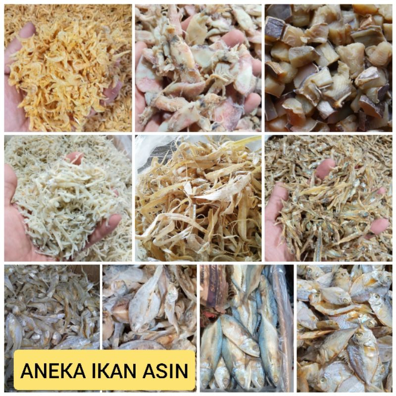 

IKAN ASIN / TERI NASI MEDAN / BABY CUMI ASIN / TERI ASIN / LAYUR / EBI UDANG KECIL / BULU AYAM