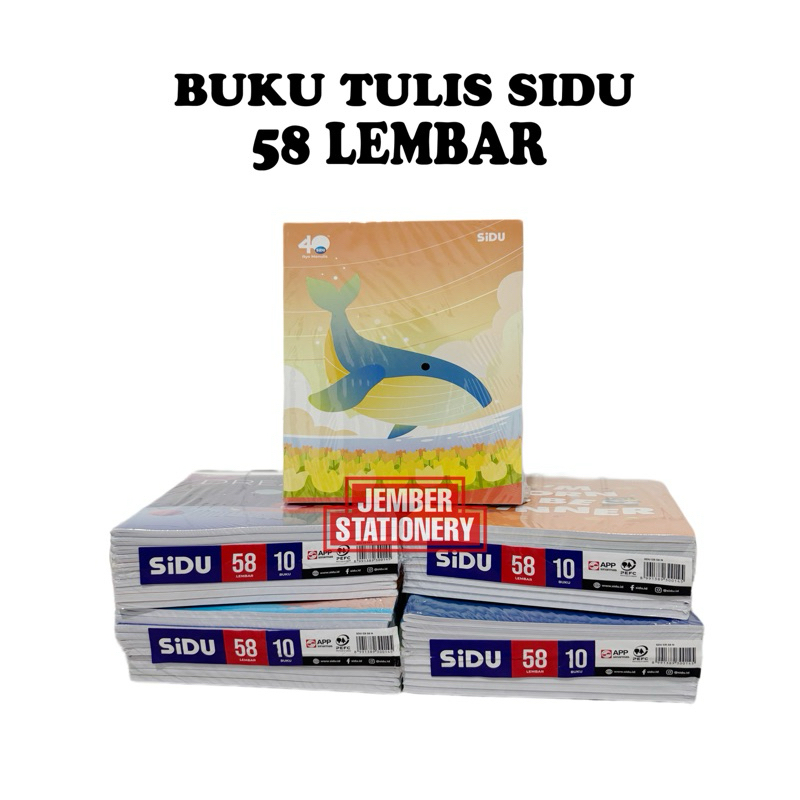 

(1box) Buku Tulis SIDU 58 Lembar