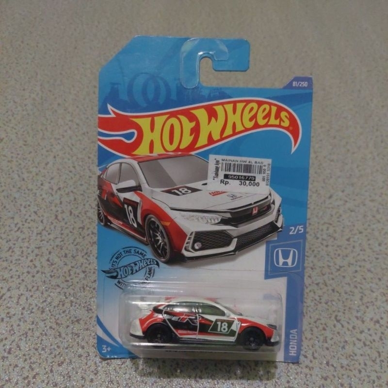 Hot Wheels 2018 Honda Civic Type R