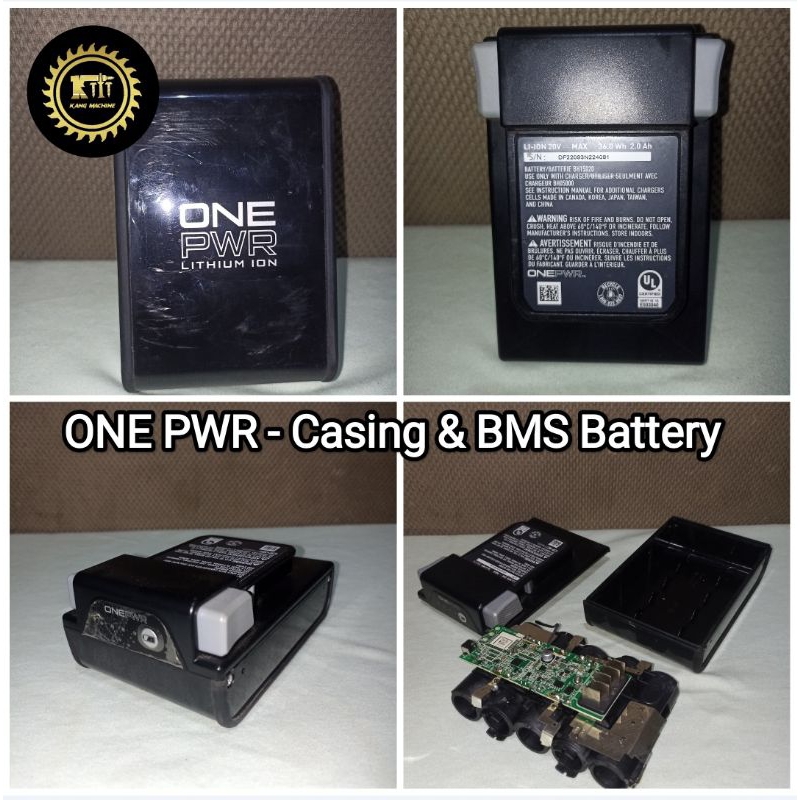one power casing baterai bms cordless tools one pwr sparepart