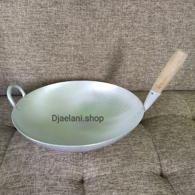 RB wajan gagang 28cm wajan nasgor seblak anti lengket alumunium tebal anti karat khas garut