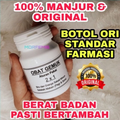 OBAT PENGGEMUK GEMUK BADAN VITGEM VITAMIN GEMUK DAN PENAMBAH BERAT DAN NAFSU MAKAN 1 ORI FARMASI