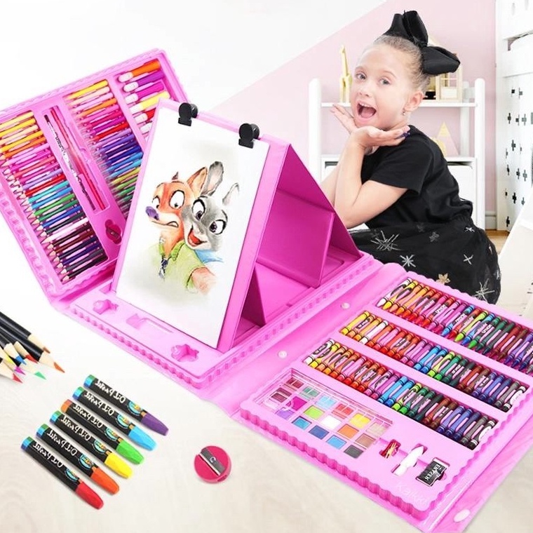 

Crayon Anak Super Sett 28pcs Pensil Warna Lengkap Mewarnai Melukis Cat Air Krayon Anak q Z8Y7