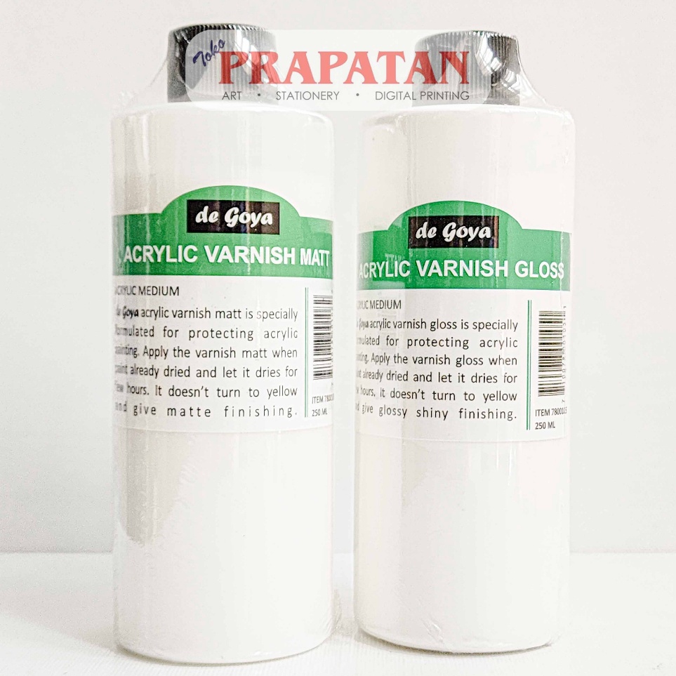 

De Goya Acrylic Varnish 25ml Varnish Cat Akrilik w VP4