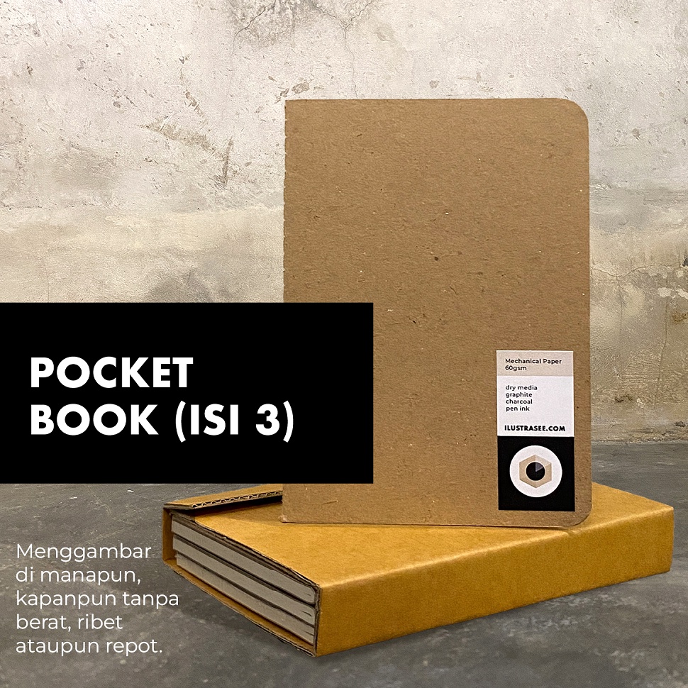 

Pocket Book Ilustrasee Secret Club A6 isi 3 g O3F6