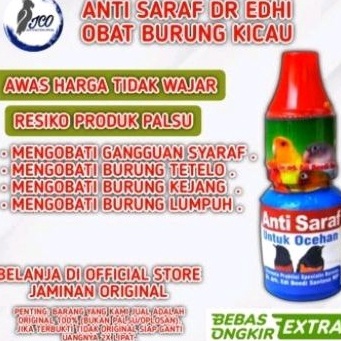 Kualitas Bagus  ANTI SARAF DREDHI OBAT BURUNG TETELO STRES GANGGUAN SYARAF