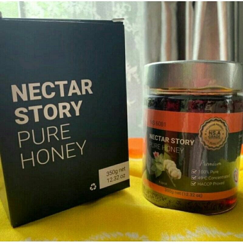 Madu Murni Asli Nectar Story Pure Honey Madu Kapuk Premium Product Bee Pollen & Royal Jelly Original