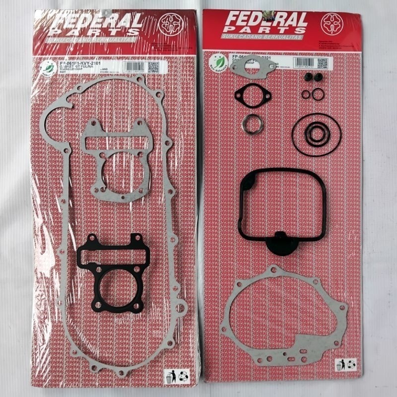 FEDERAL- PAKING FULLSET FULL SET BEAT KARBU, SCOOPY KARBU, SPACY KARBU ORIGINAL FEDERAL