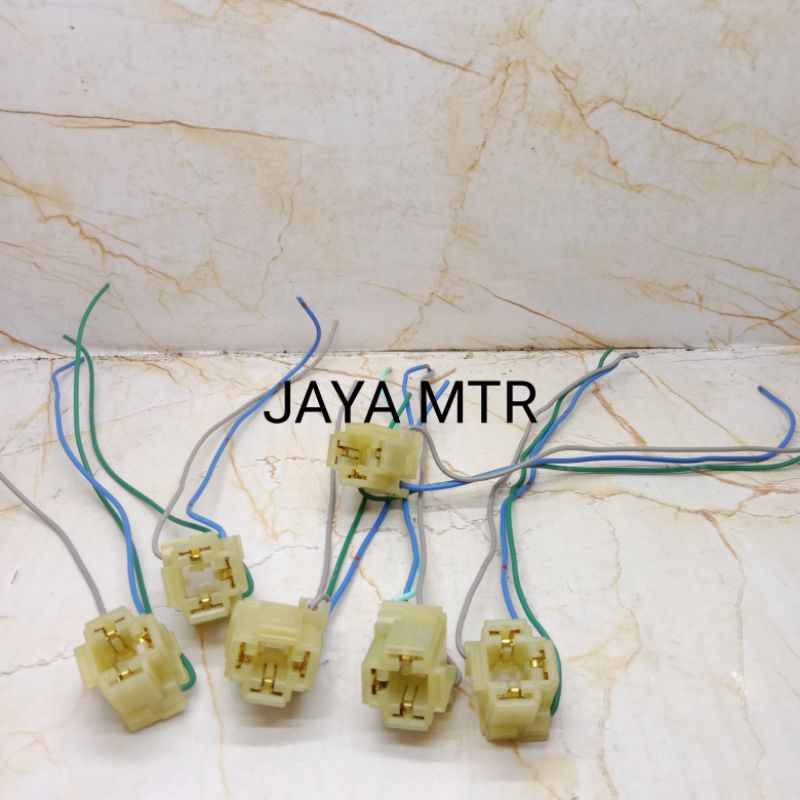 SOCKET SOKET LAMPU DEPAN H4 SOCKET SOKET HALOGEN H4 SOCKET H4 UNIVERSAL HARGA 1PCS
