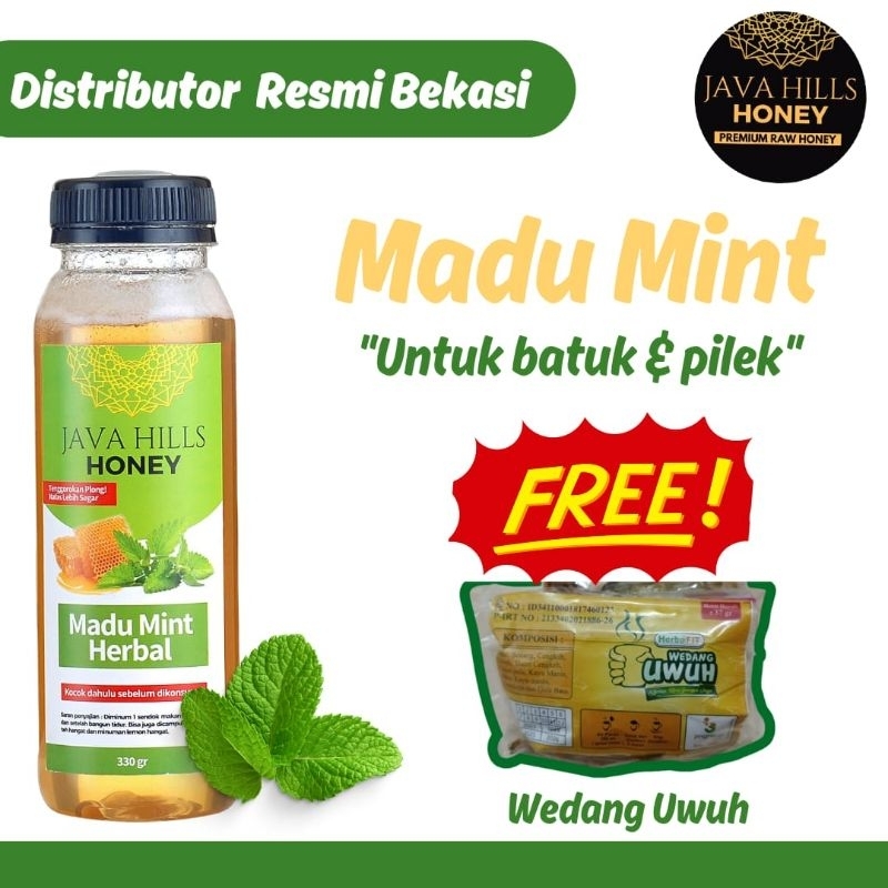 

Madu mint batuk pilek 320 gr java hills asma Sinusitis radang tenggorokan migrain masuk angin mumtaz herba