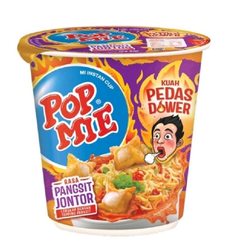 

POP MIE KUAH RASA PANGSIT JONTOR PEDES DOWER