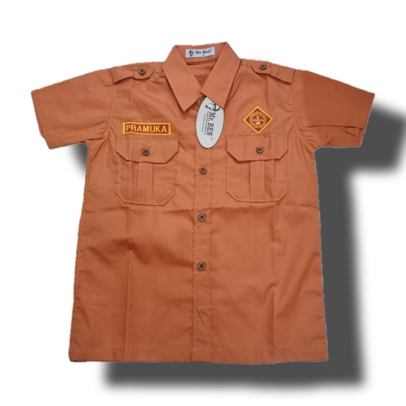 Mr.Ben Seragam Sekolah Pramuka SD tangan pendek