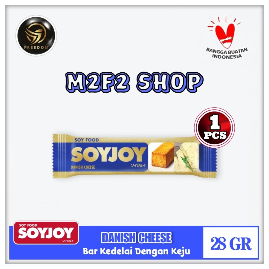 

SOYJOY Danish Cheese | Bar Kedelai Keju - 28 gr (Kemasan Satuan)