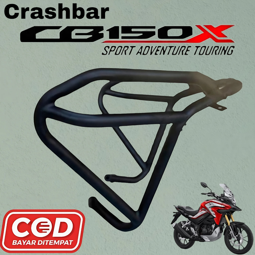 TUBULAR CRASHBAR CB150X AGNA CORIAZ BODY PROTEKTOR TUBULAR MODEL KAWAHARA CB150X ADVANTURE CRASH BAR