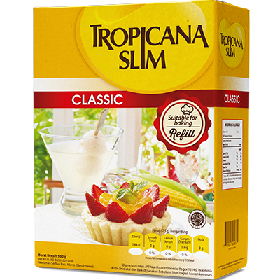 

Tropicana slim classic refill 500gr