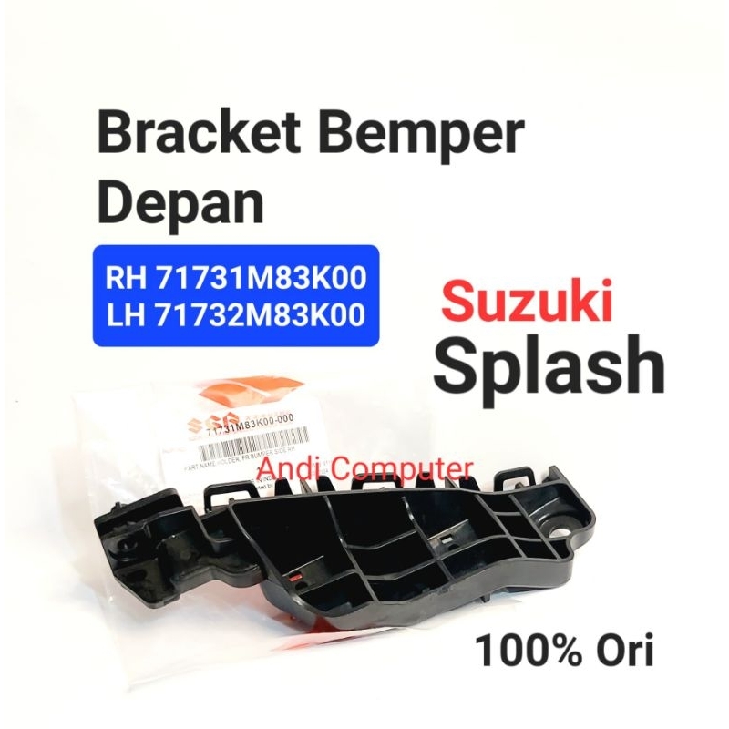 Bracket Breket bemper depan Suzuki Splash KANAN / KIRI Asli Ori SGP