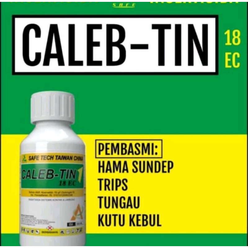 Insektisida CALEB-TIN 18EC 100ml Abamektin 16,9 g/LInsektisida sistemik