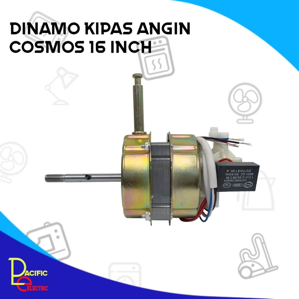 DINAMO KIPAS ANGIN COSMOS 16 INCH MESIN KIPAS ANGIN COSMOS 16 INCI DINAMO KIPAS COSMOS