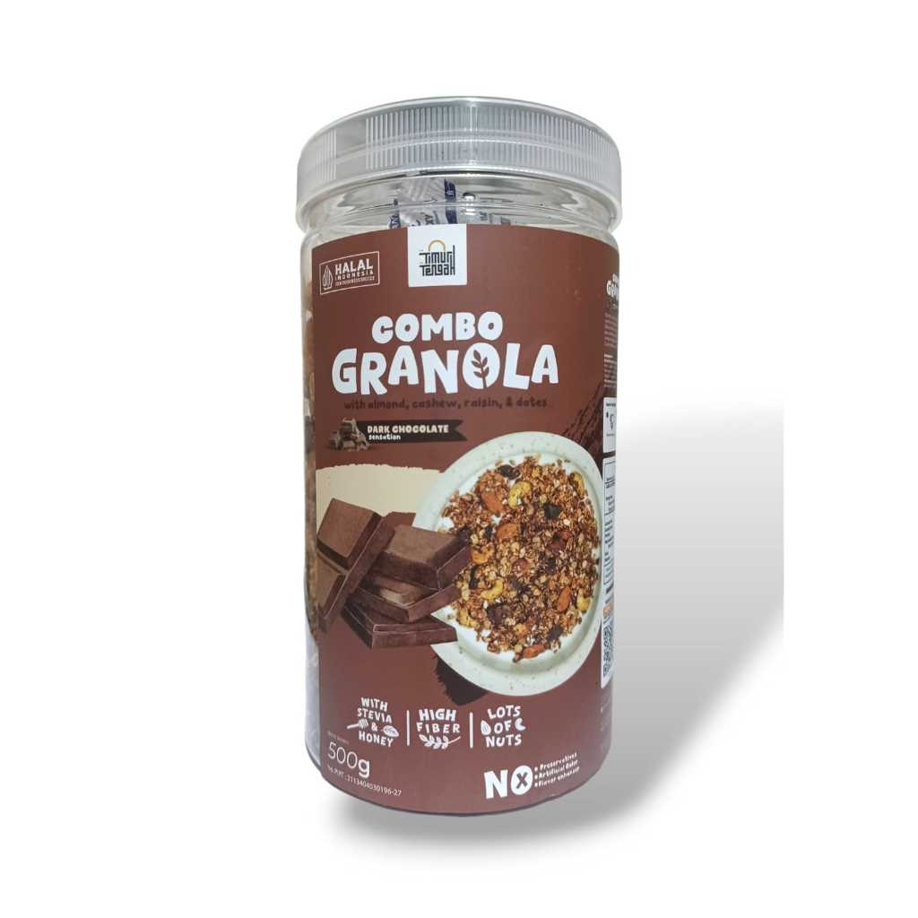 

Classica2106 Granola Dark Chocolate 500Gr Dan 250 Gr - Timur Tengah Makanan Oat Sereal Sehat